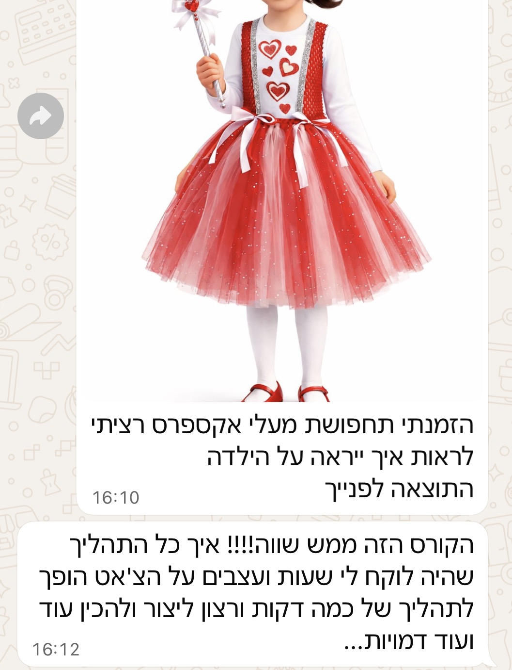 עבודת תלמידה — מיתוג אירוע שנוצר ב-AI